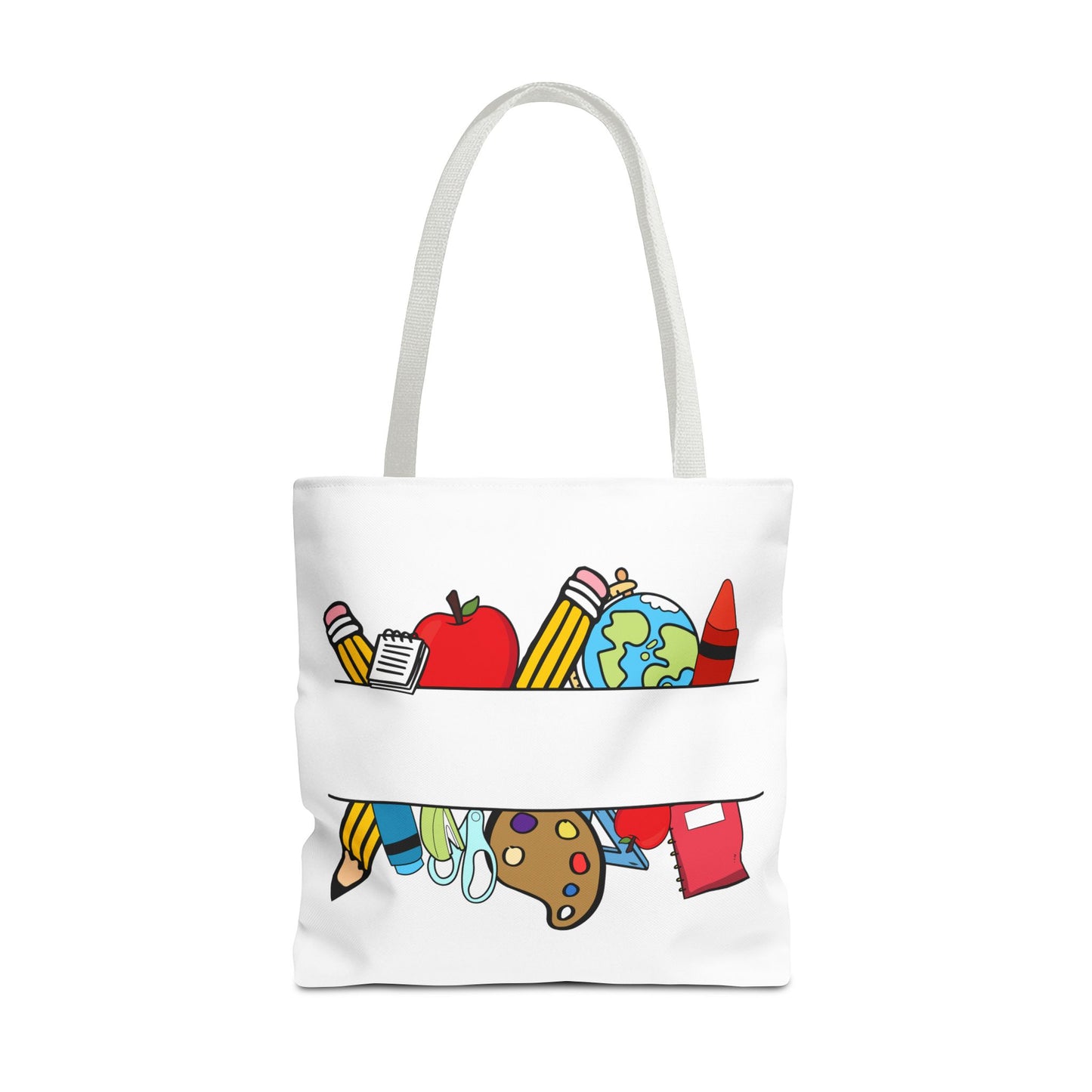 School Supplies Tote — Personalization Available!