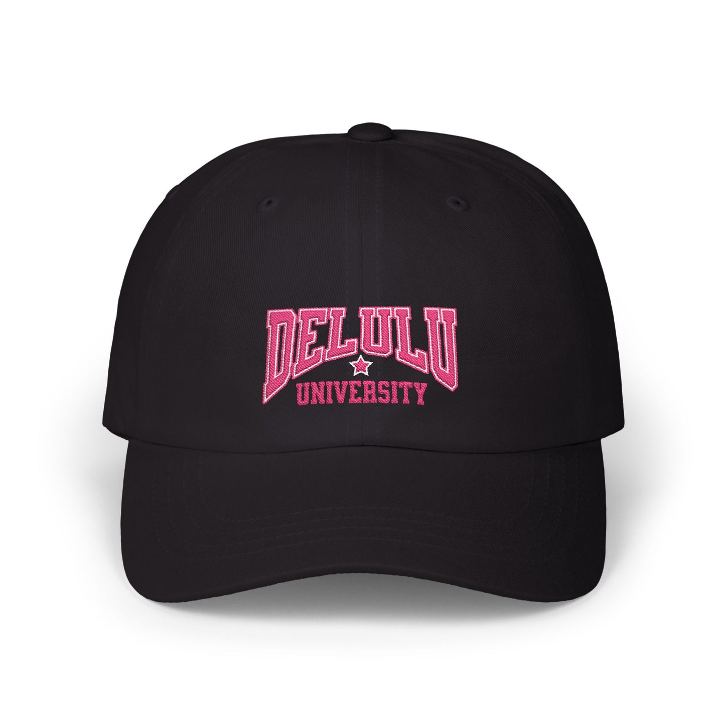 Delulu University Embroidered Hat