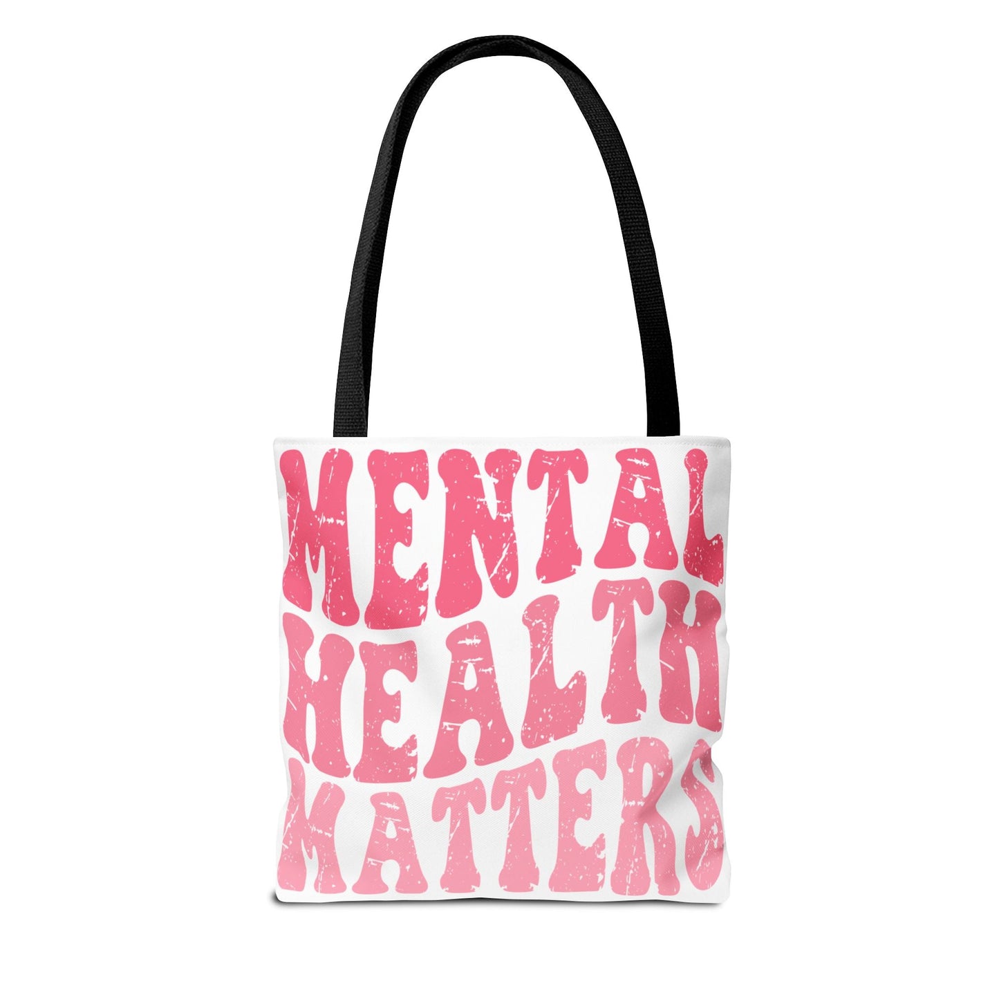 Pink Mental Health Matters Tote Printify