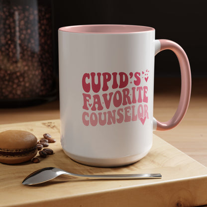 Cupid’s Favorite Counselor Mug (11oz, 15oz)