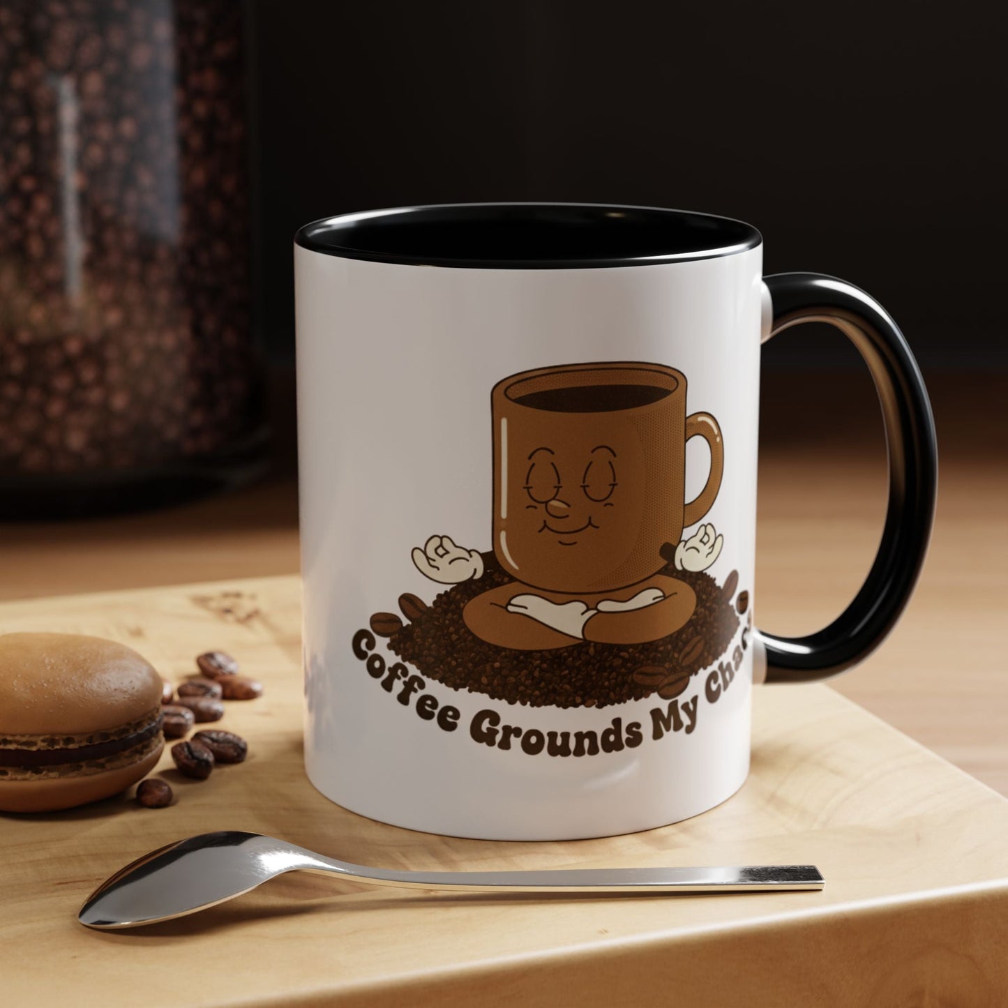 Coffee Grounds My Chaos Mug (11oz) Printify