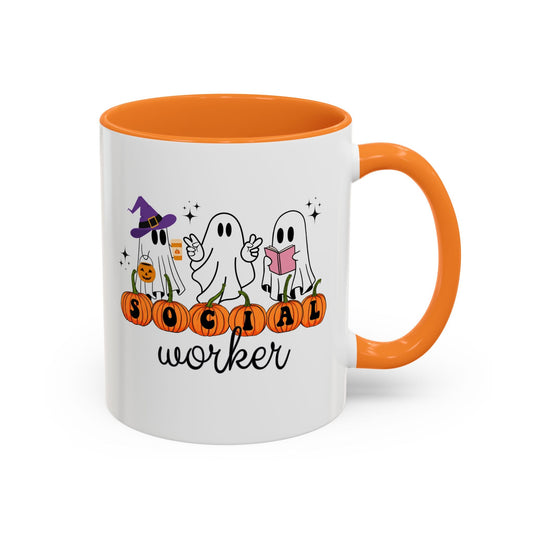 Social Worker Halloween Mug (11oz, 15oz) Printify