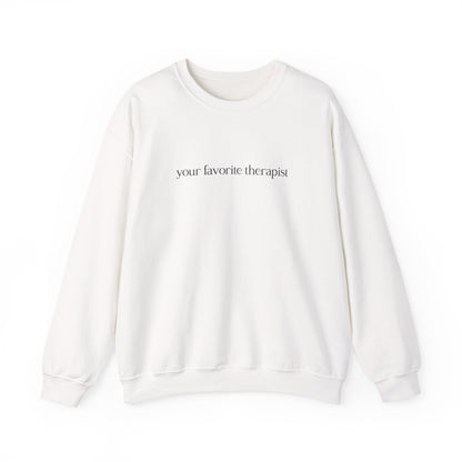 Your Favorite Therapist Crewneck Printify