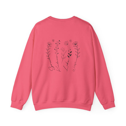 Spread Kindness Like Wildflowers Crewneck Printify