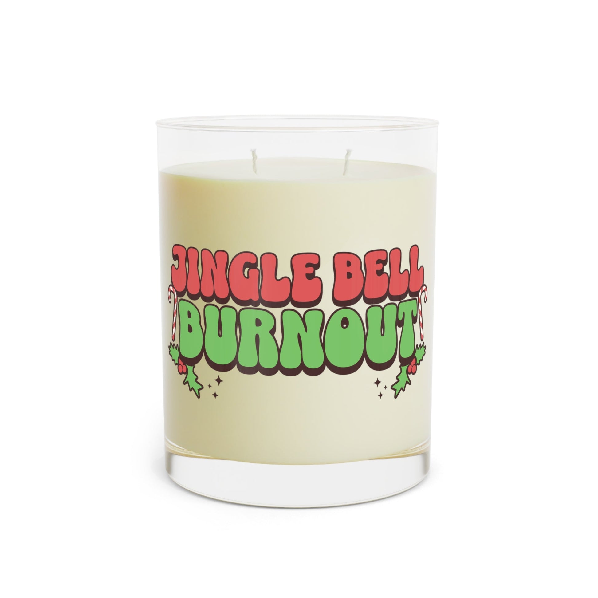 Jingle Bell Burnout Candle (11oz) Printify