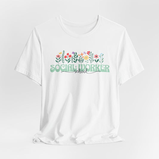 School Social Worker Unisex Bella+Canvas Tee