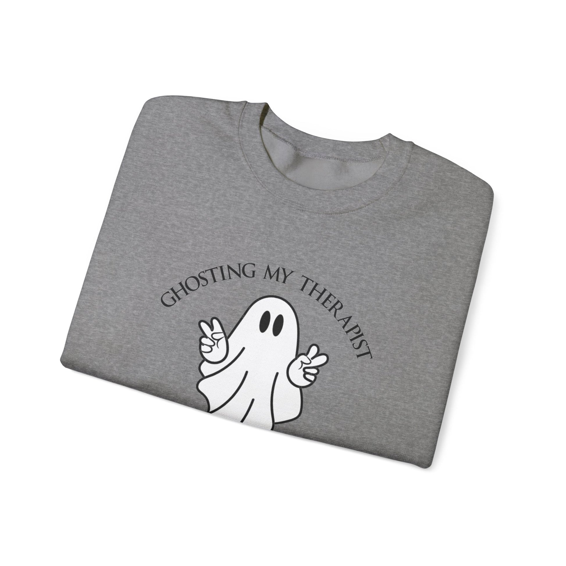 Ghosting My Therapist Crewneck Printify