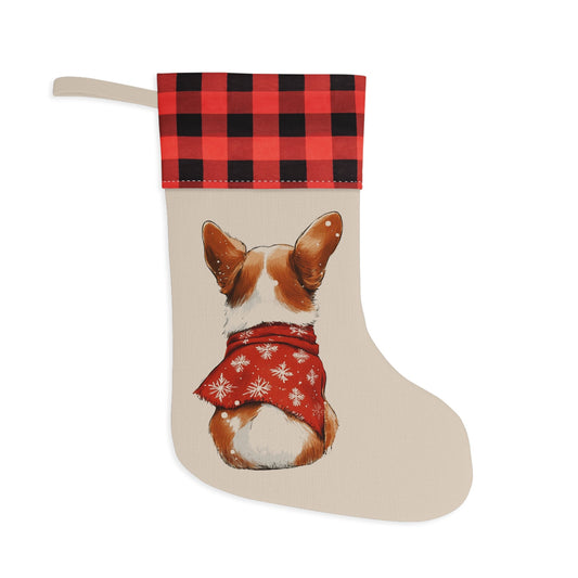 Corgi Christmas Stocking - Personalization Available! Printify