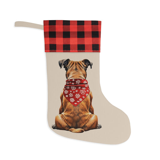 Boxer Christmas Stocking - Personalization Available! Printify