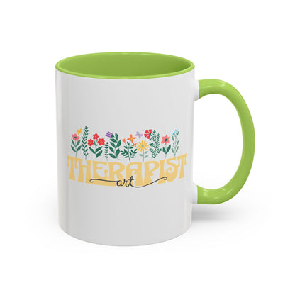Art Therapist Floral Mug (11oz)