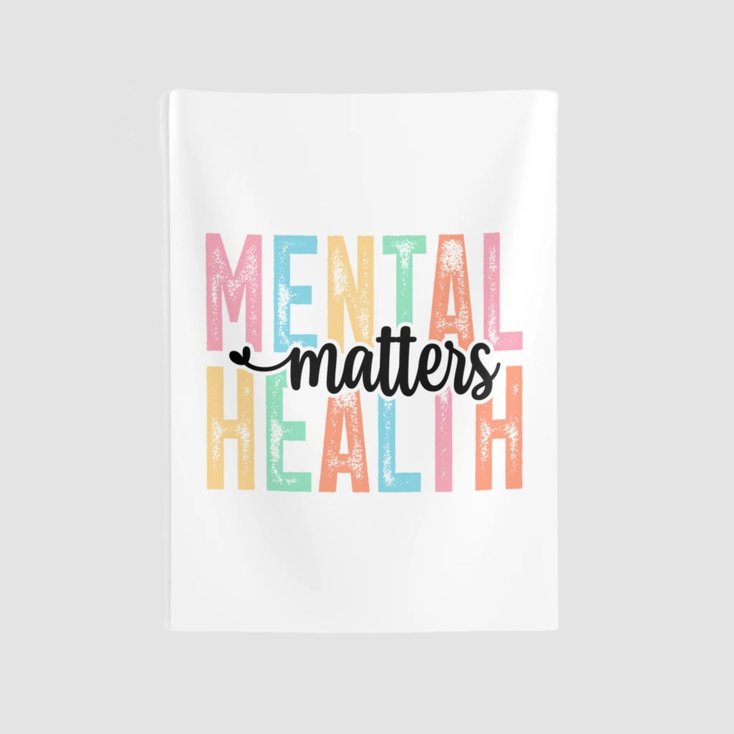 Mental Health Matters Wall Tapestry