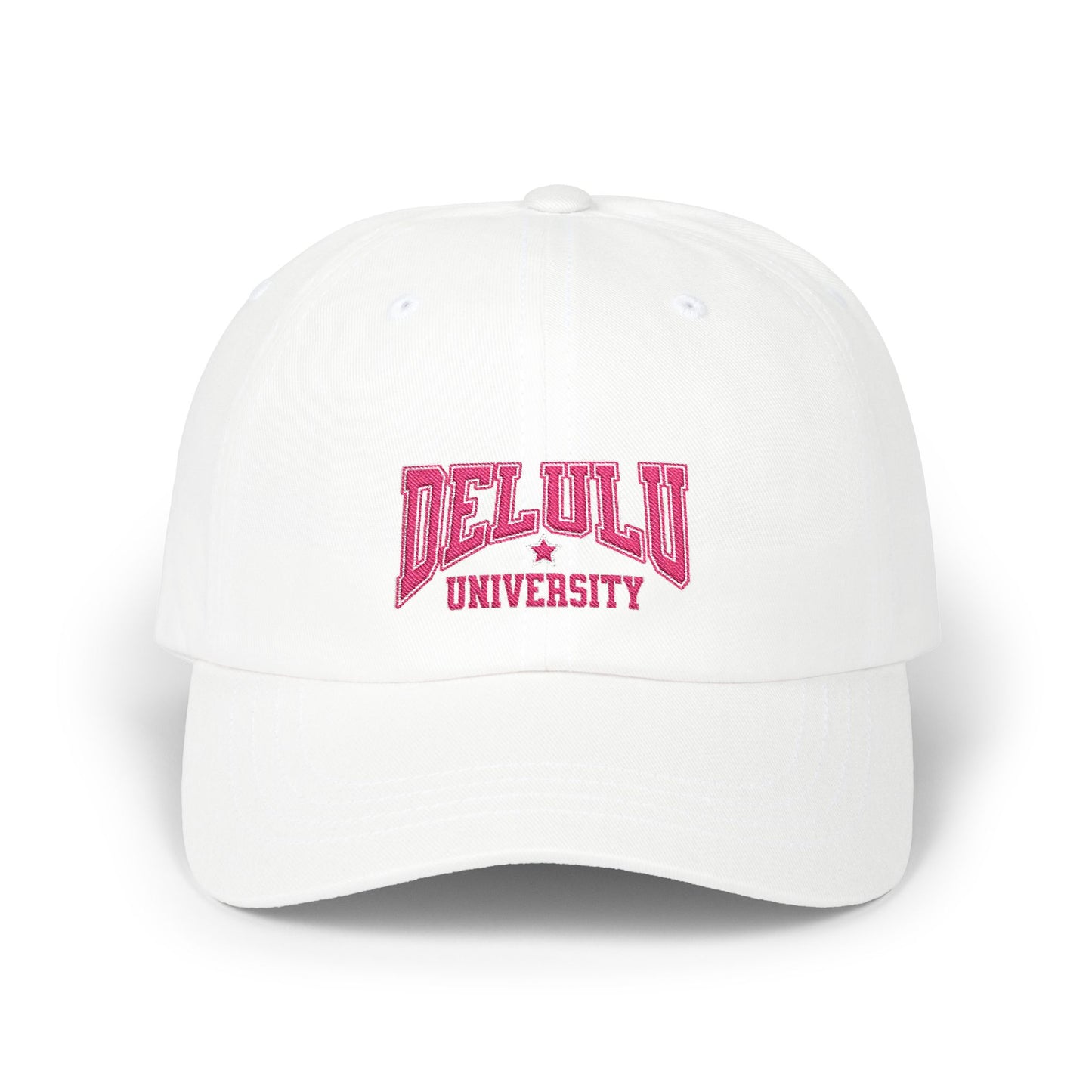 Delulu University Embroidered Hat