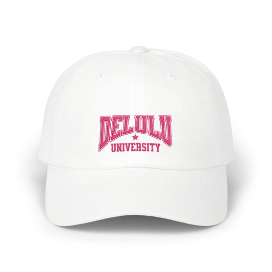 Delulu University Embroidered Hat