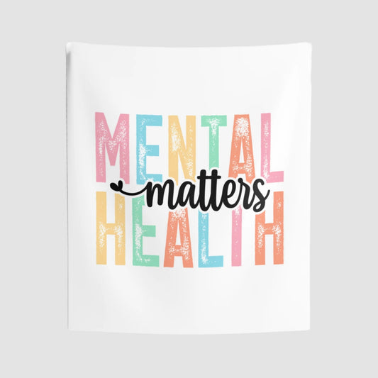 Mental Health Matters Wall Tapestry