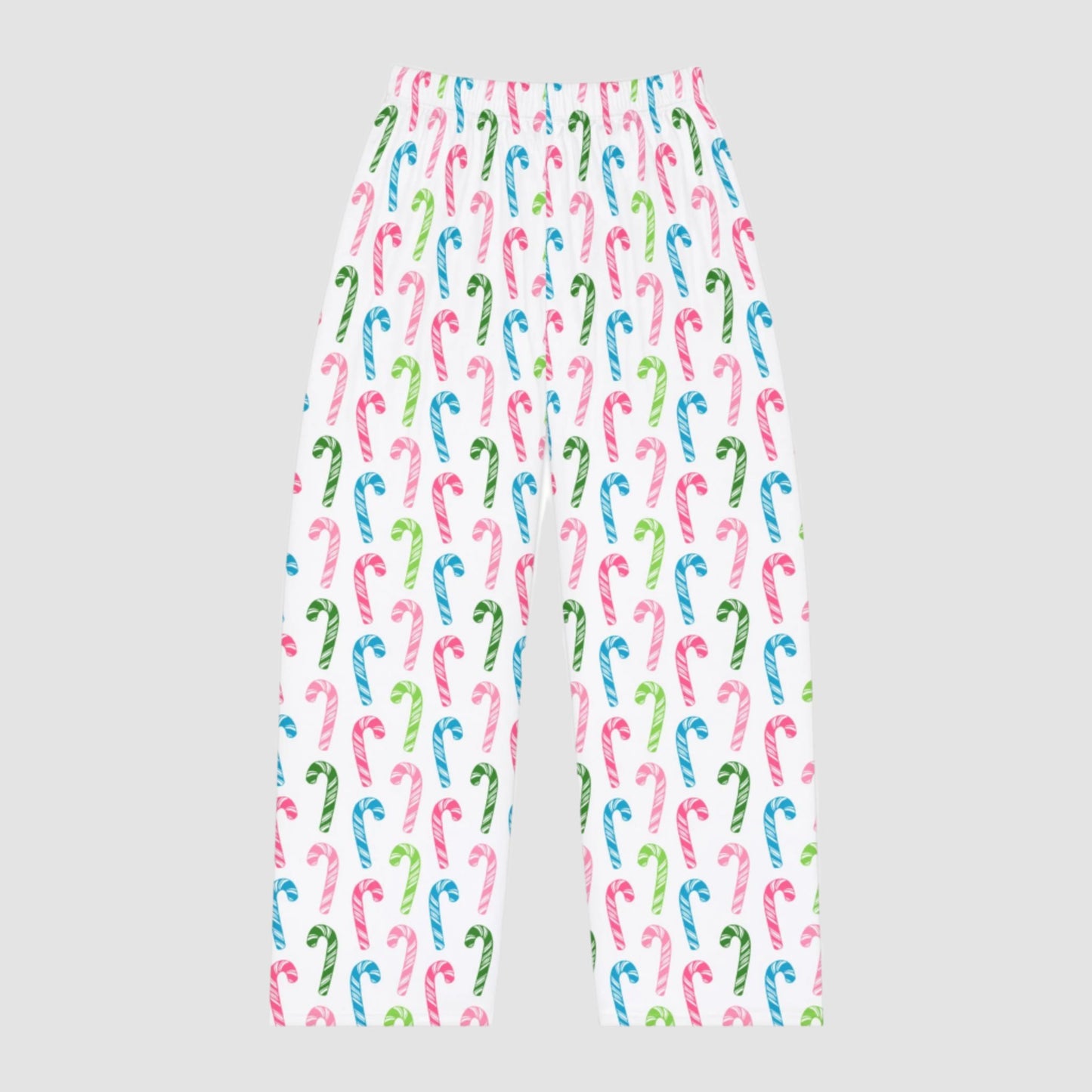 Vibrant Candy Canes Women's PJ Pants