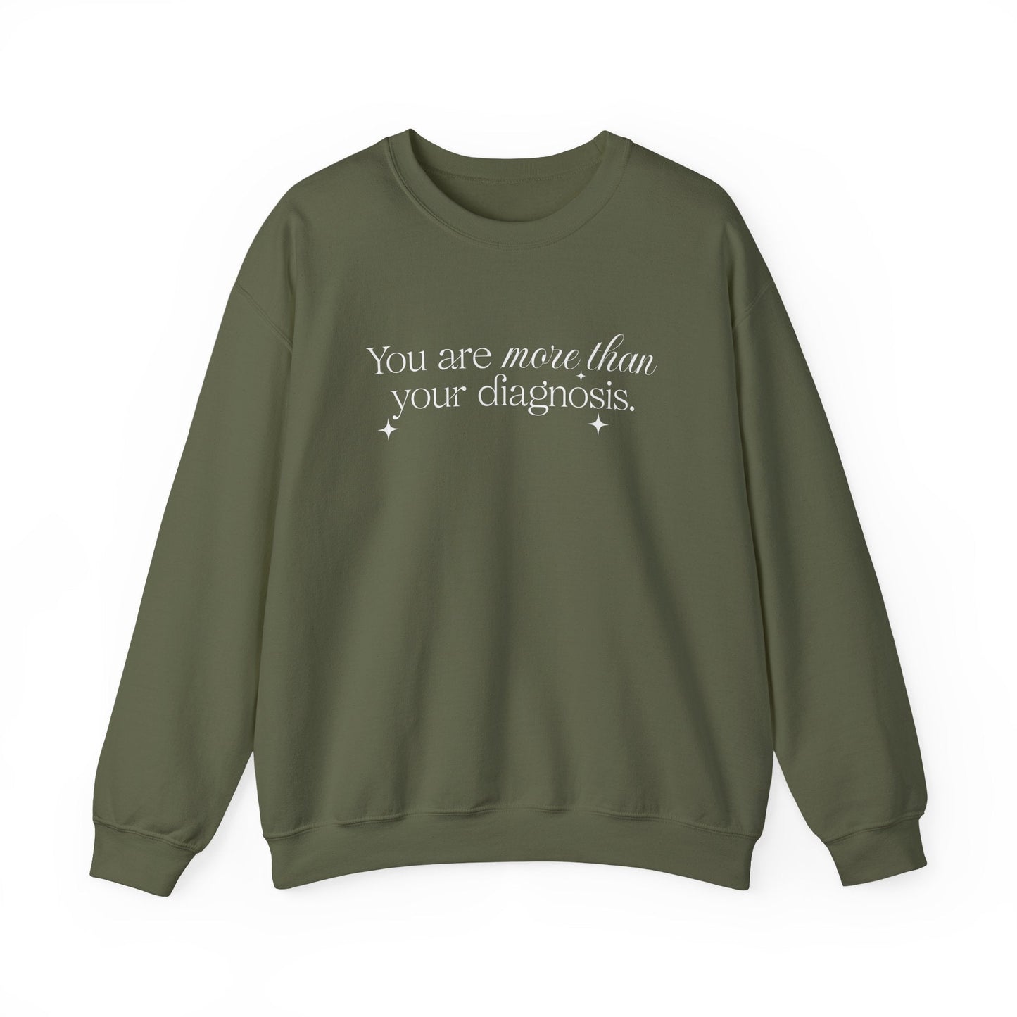 You Are More Than Your Diagnosis Crewneck Printify