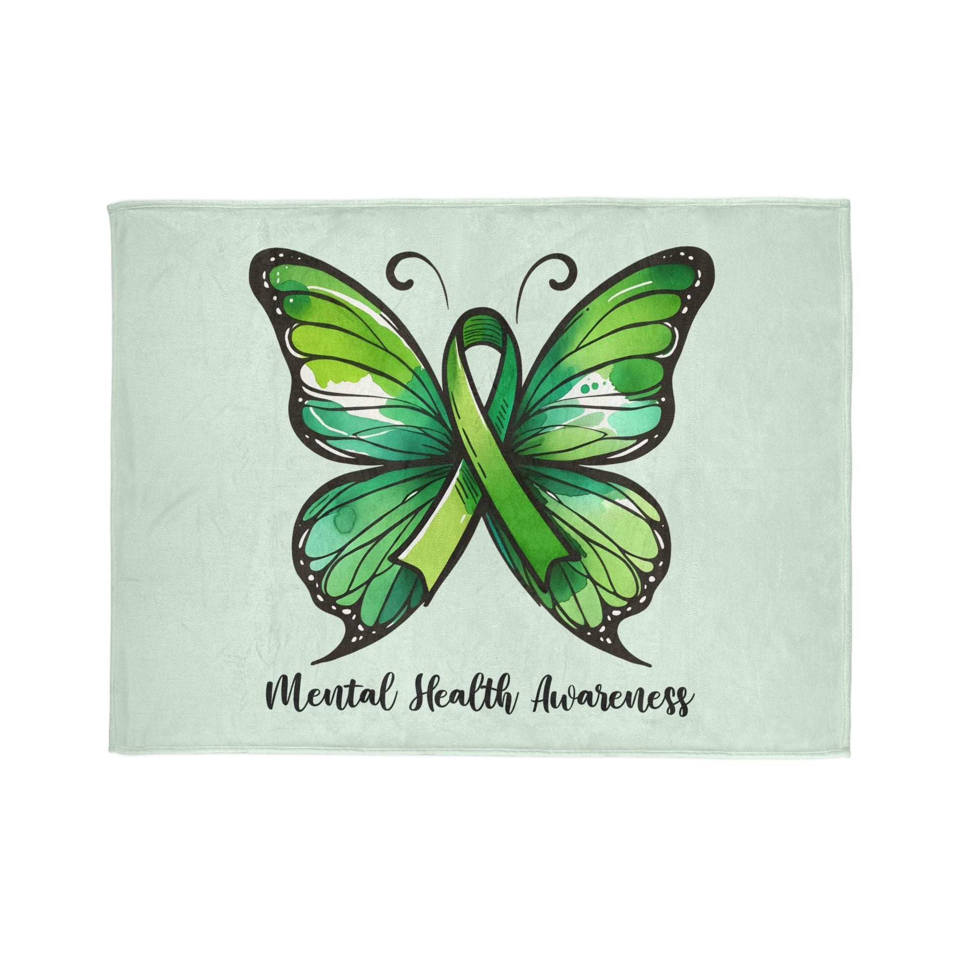 Mental Health Awareness Blanket Printify