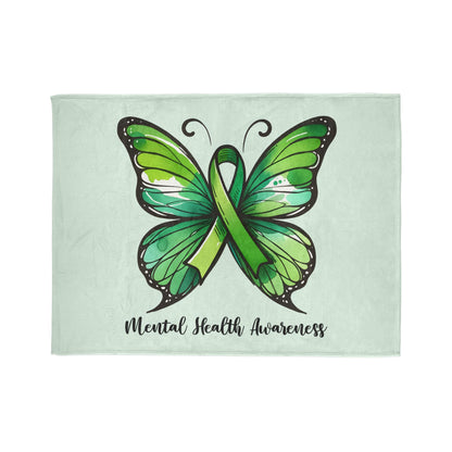 Mental Health Awareness Blanket Printify