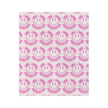 The Cool Therapist Blanket (Pink) Printify