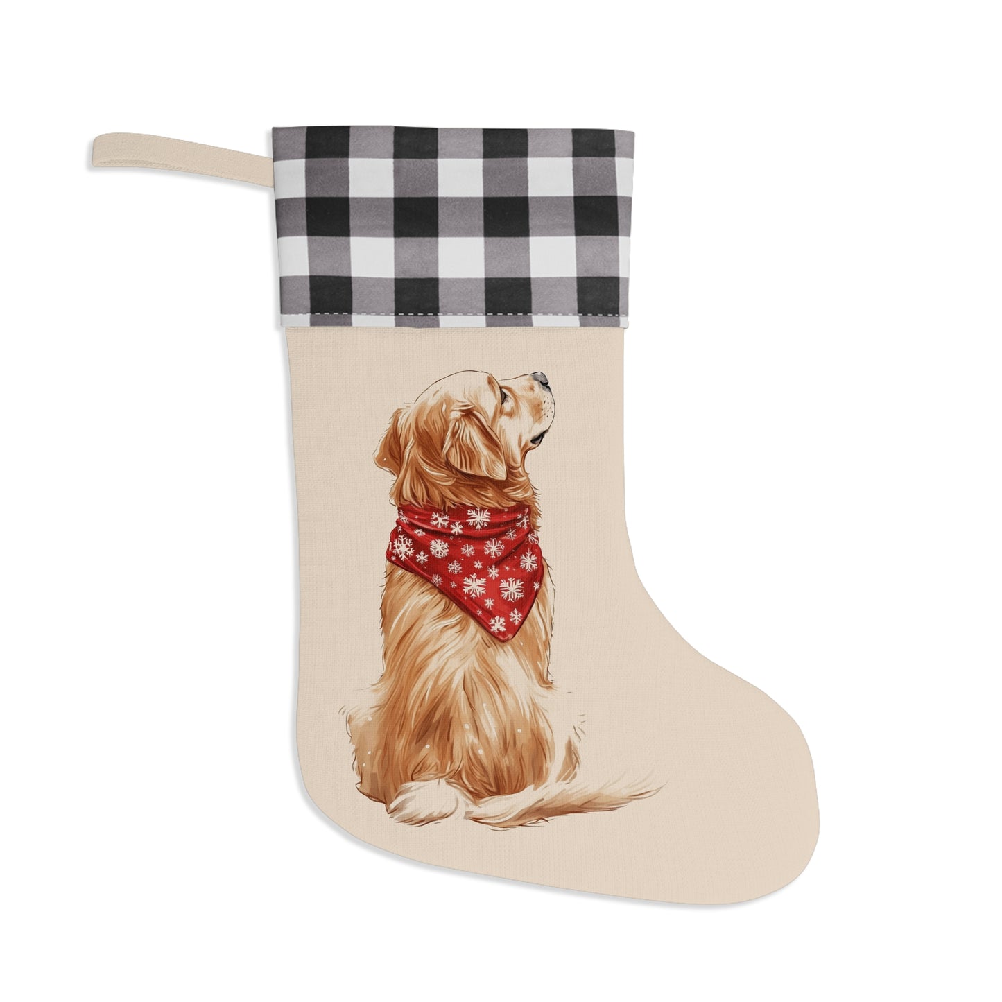 Golden Retriever Christmas Stocking - Personalization Available!
