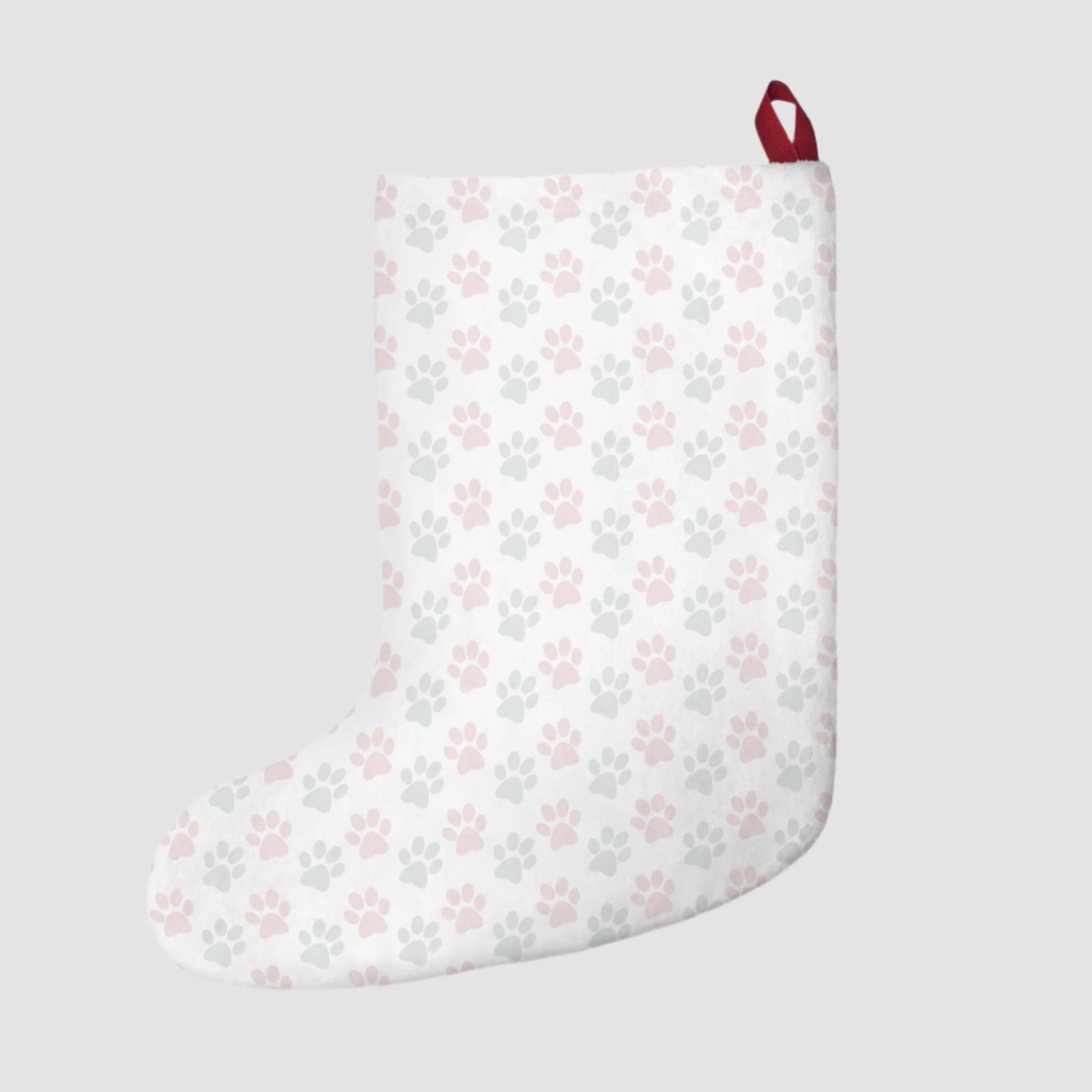 This House Believes In Santa Paws Christmas Stocking Printify