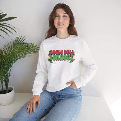 Jingle Bell Burnout Crewneck Printify