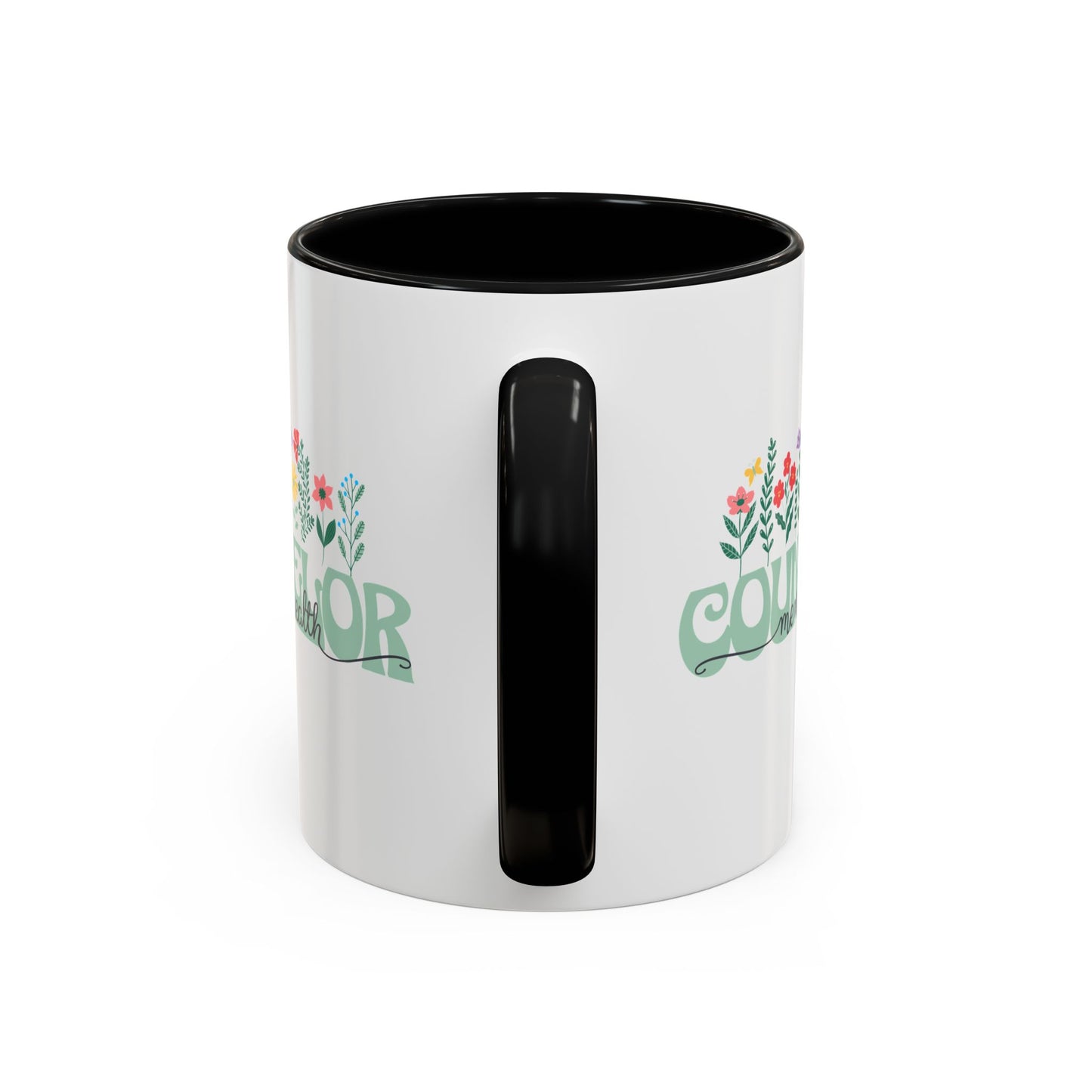 Floral Mental Health Counselor Mug (11oz)