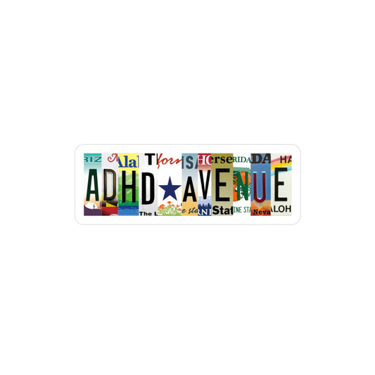 ADHD Avenue Vinyl Decal
