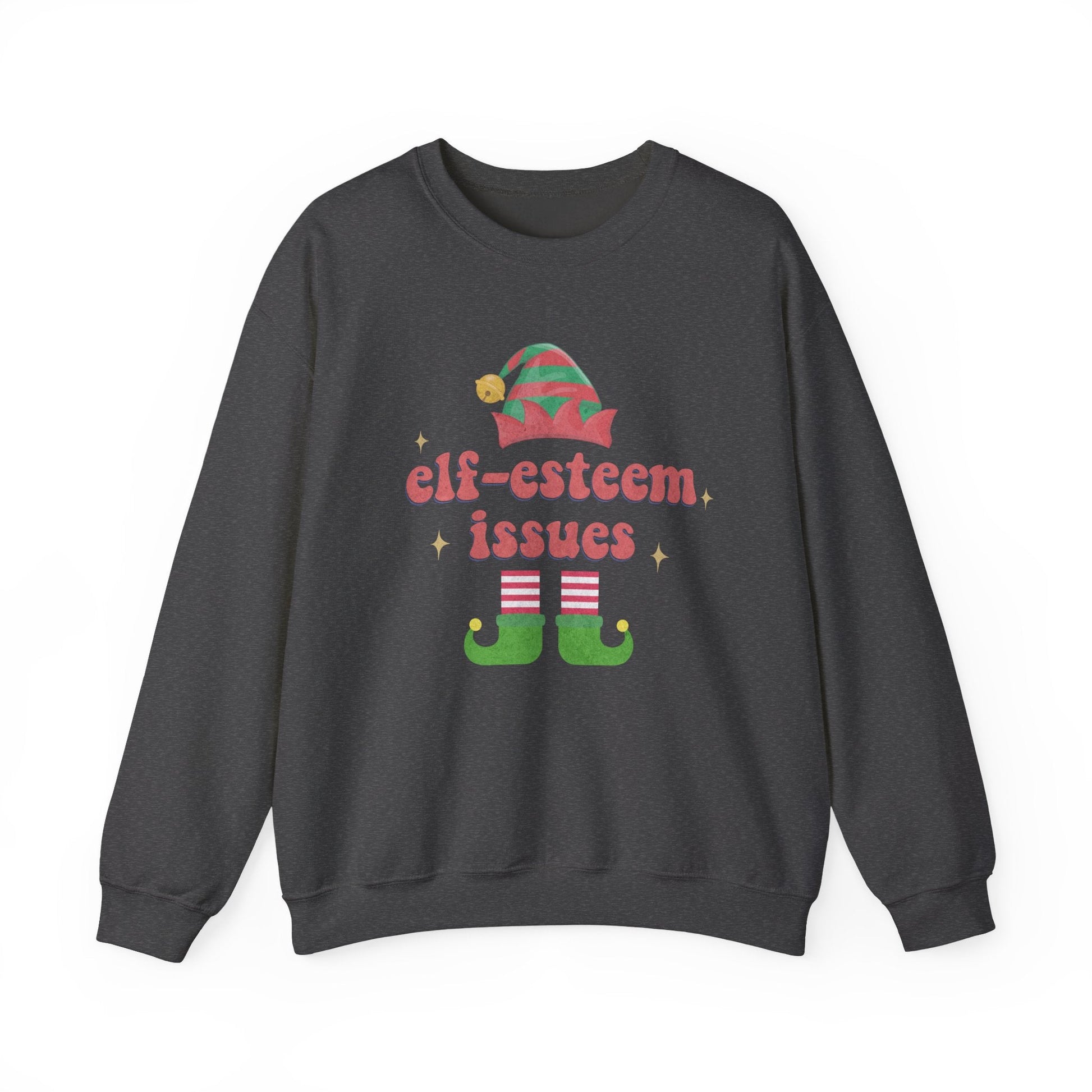 Elf-Esteem Issues Crewneck Printify
