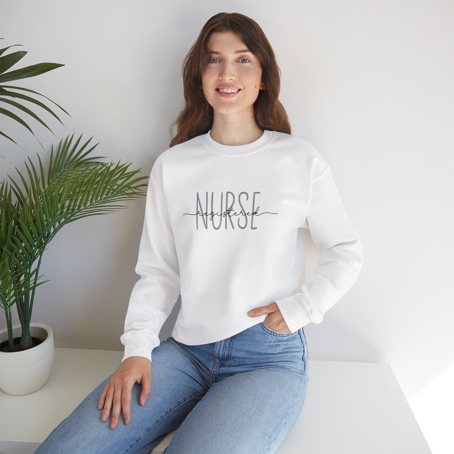 Registered Nurse Crewneck Printify