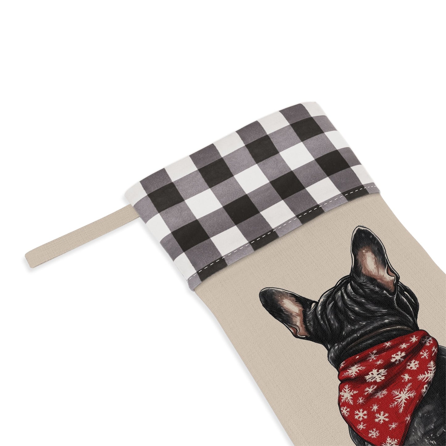 French Bulldog Christmas Stocking - Personalization Available! Printify