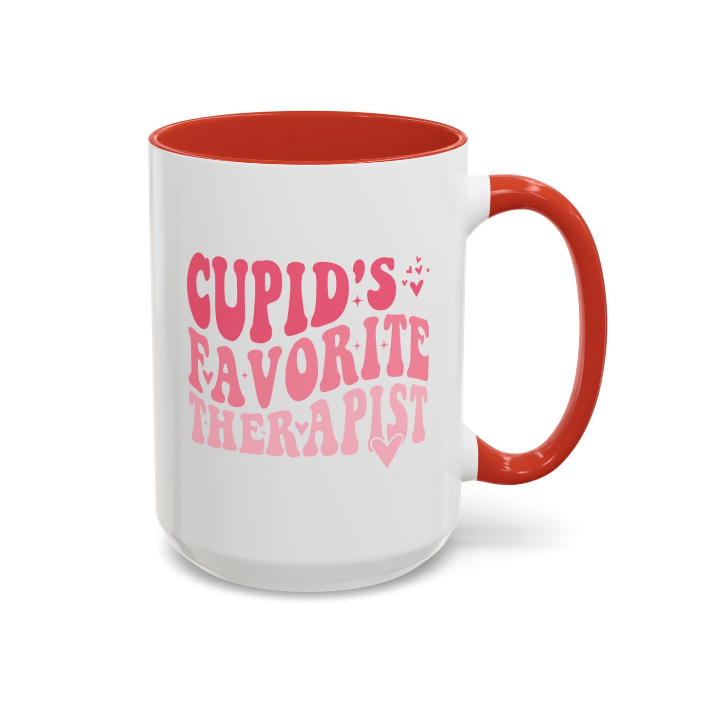 Cupid's Favorite Therapist Mug (11oz, 15oz)
