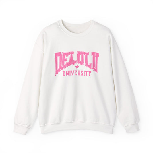 Delulu University Crewneck