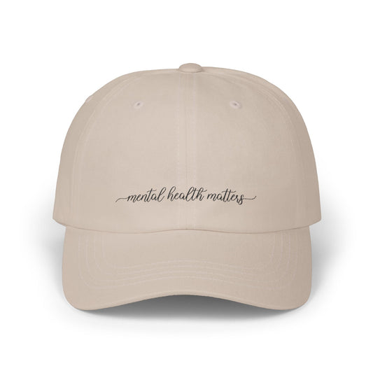 Mental Health Matters Embroidered Hat Printify