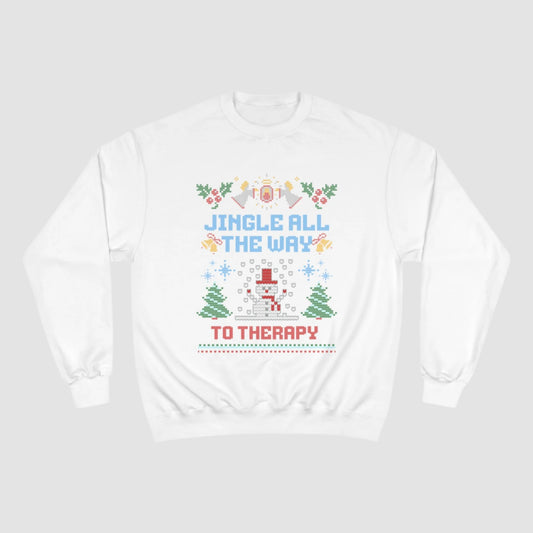 Jingle All The Way To Therapy Champion Sweatshirt