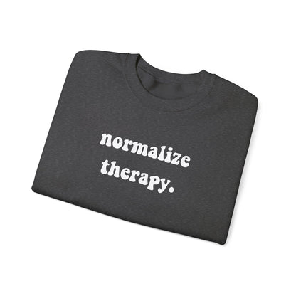 Normalize Therapy Crewneck Printify