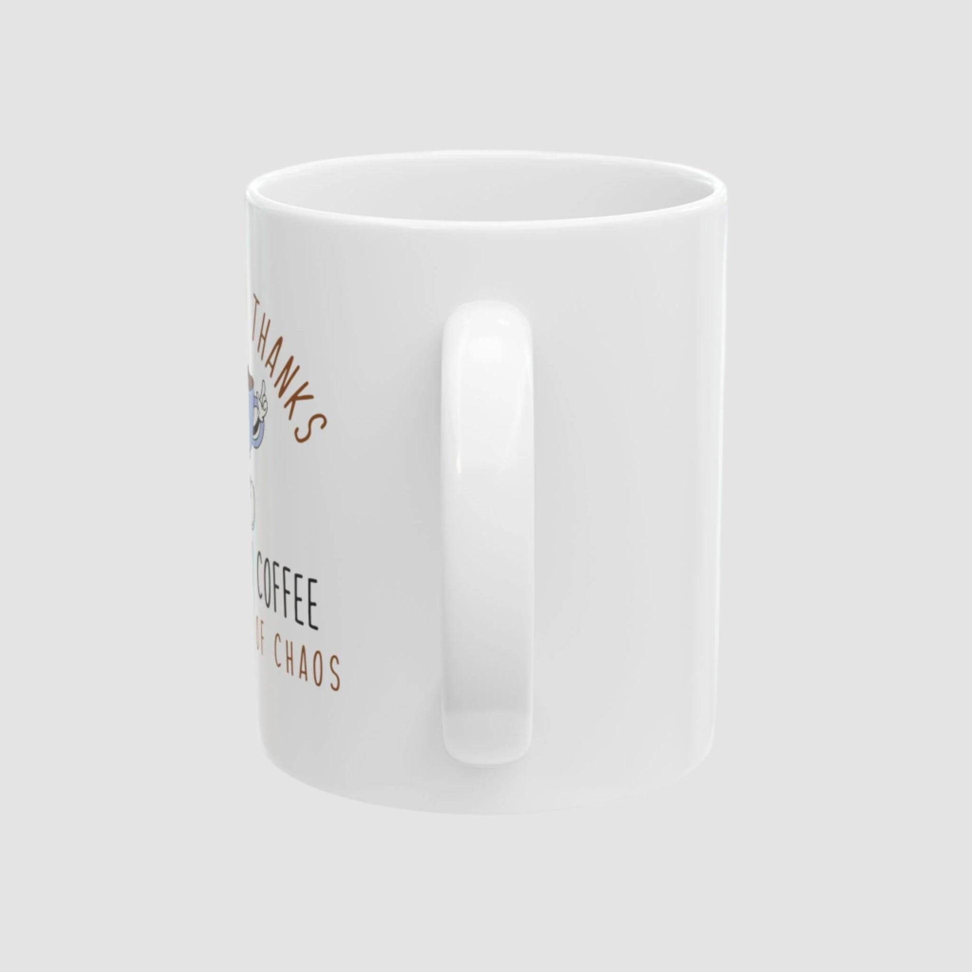 Coffee With A Side Of Chaos Mug (11oz, 15oz) Printify