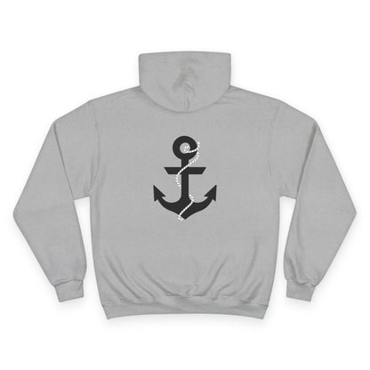 Stay Grounded Champion Hoodie Printify