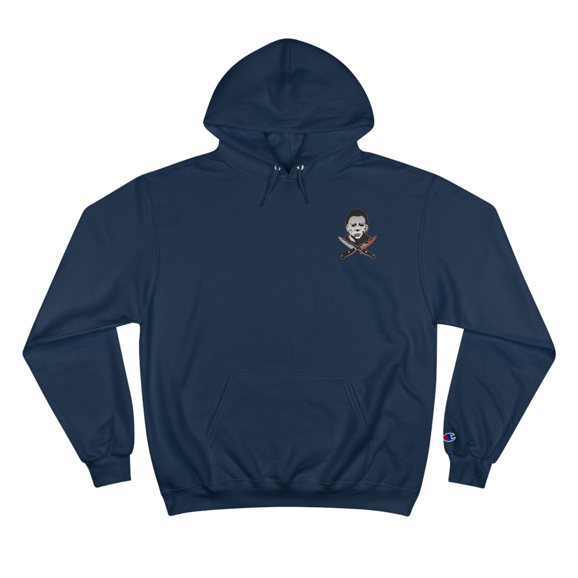 Emotions of Michael Myers Champion Hoodie Printify