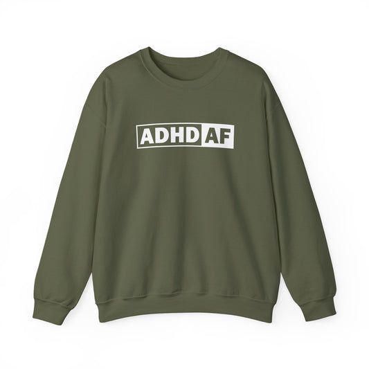 ADHD AF Crewneck Printify