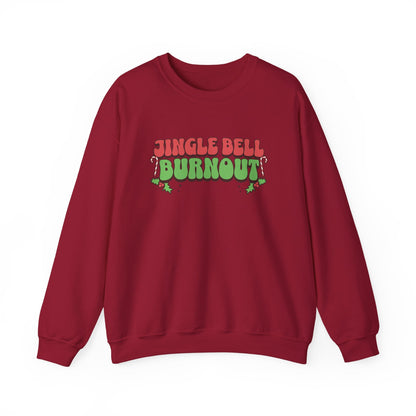 Jingle Bell Burnout Crewneck Printify