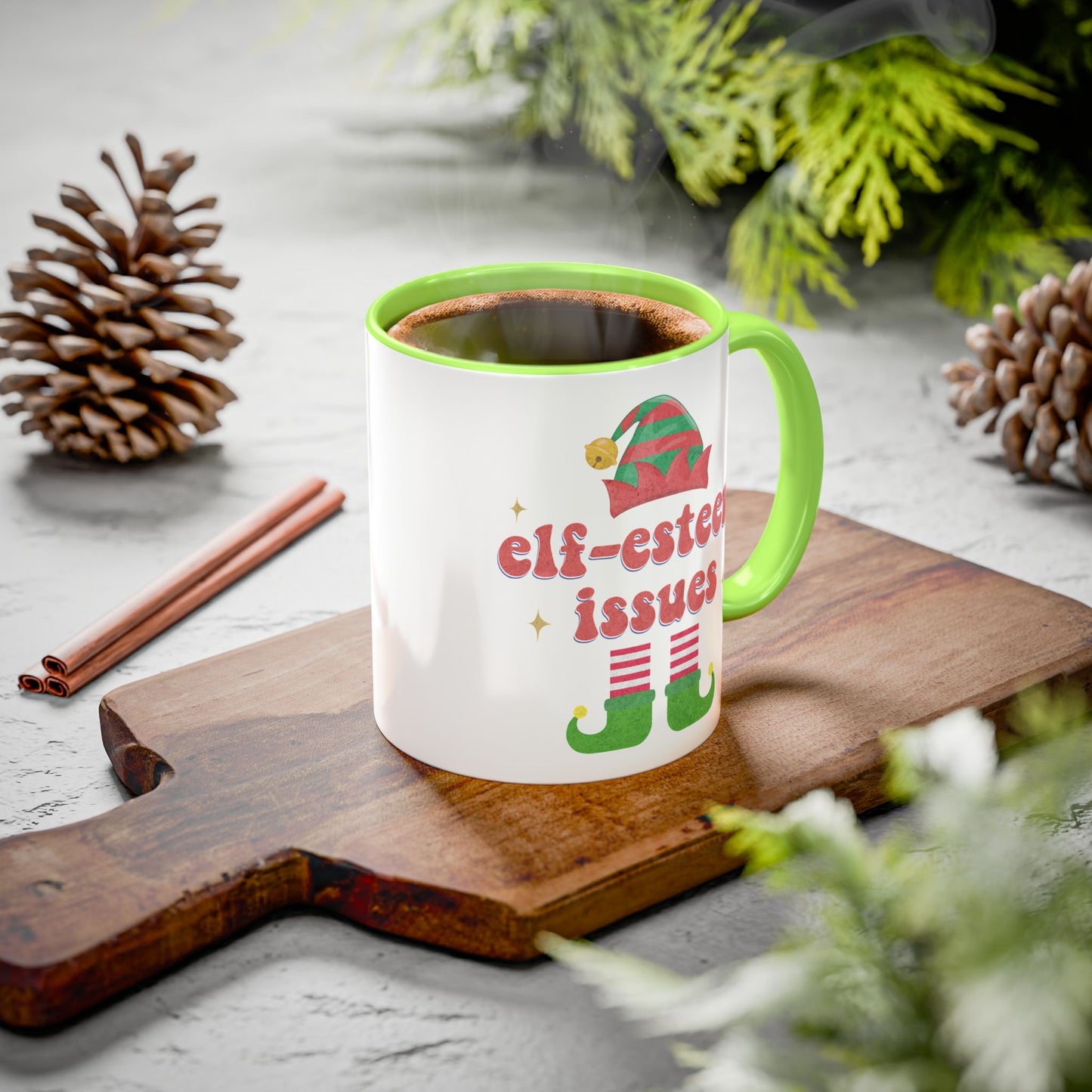 Elf-Esteem Issues Mug (11oz, 15oz)