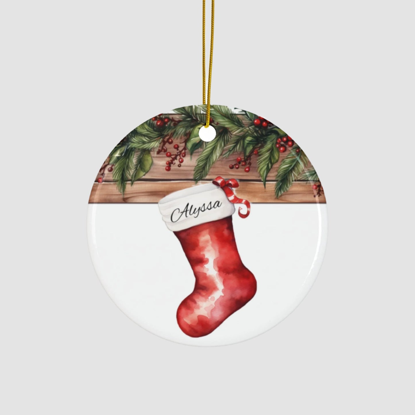 Personalized Ornament (1 stocking)