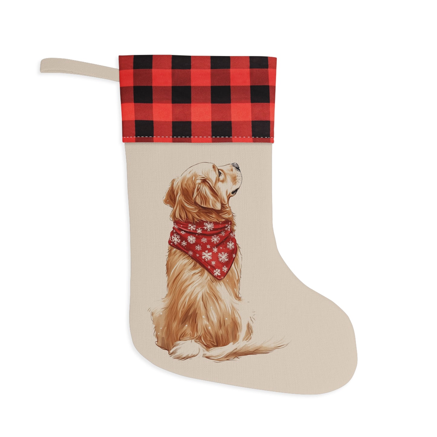 Golden Retriever Christmas Stocking - Personalization Available!