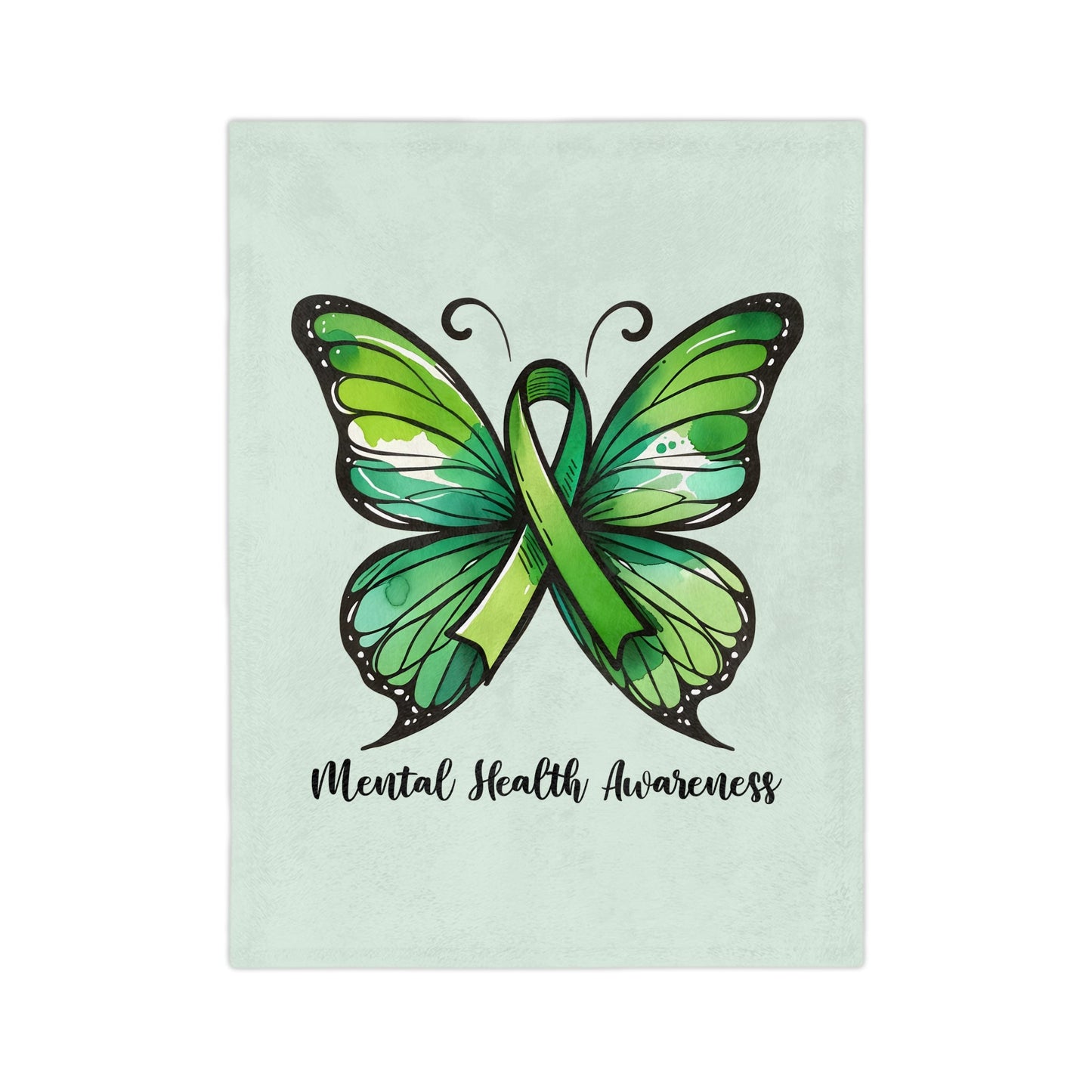 Mental Health Awareness Blanket Printify