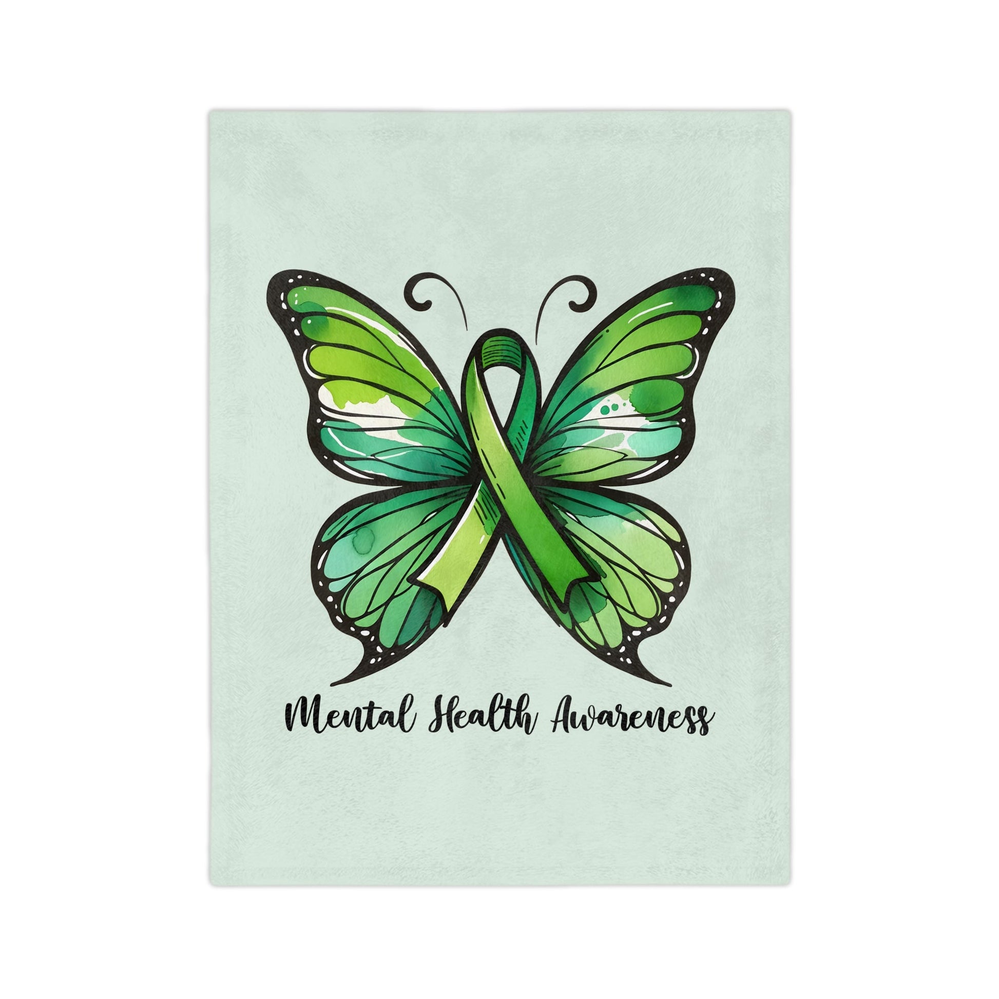 Mental Health Awareness Blanket Printify