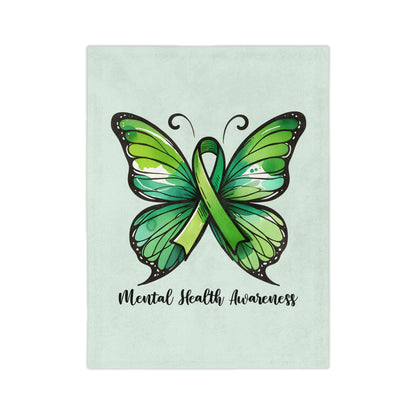 Mental Health Awareness Blanket Printify