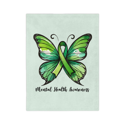 Mental Health Awareness Blanket Printify