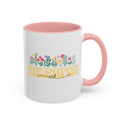 Art Therapist Floral Mug (11oz)