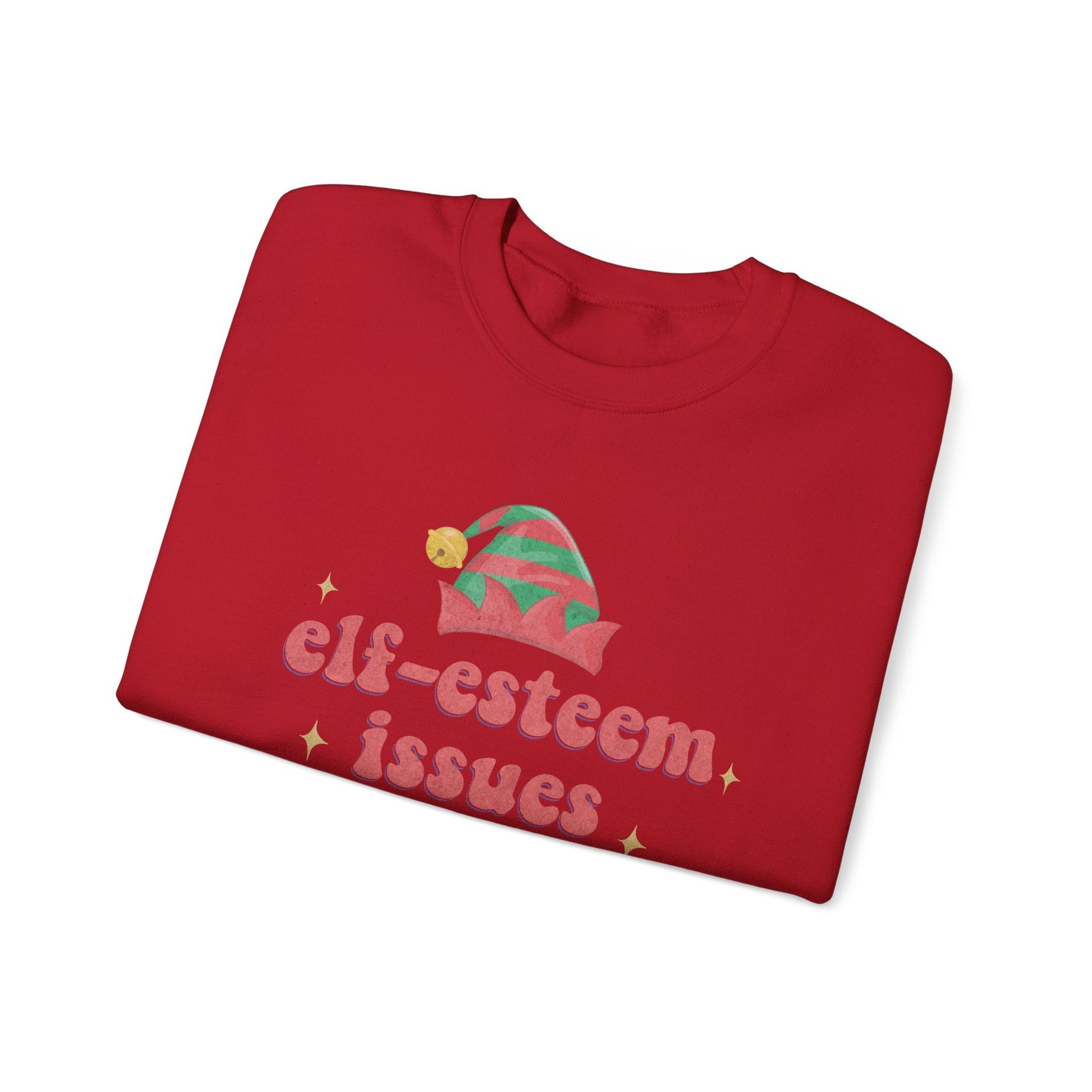 Elf-Esteem Issues Crewneck Printify